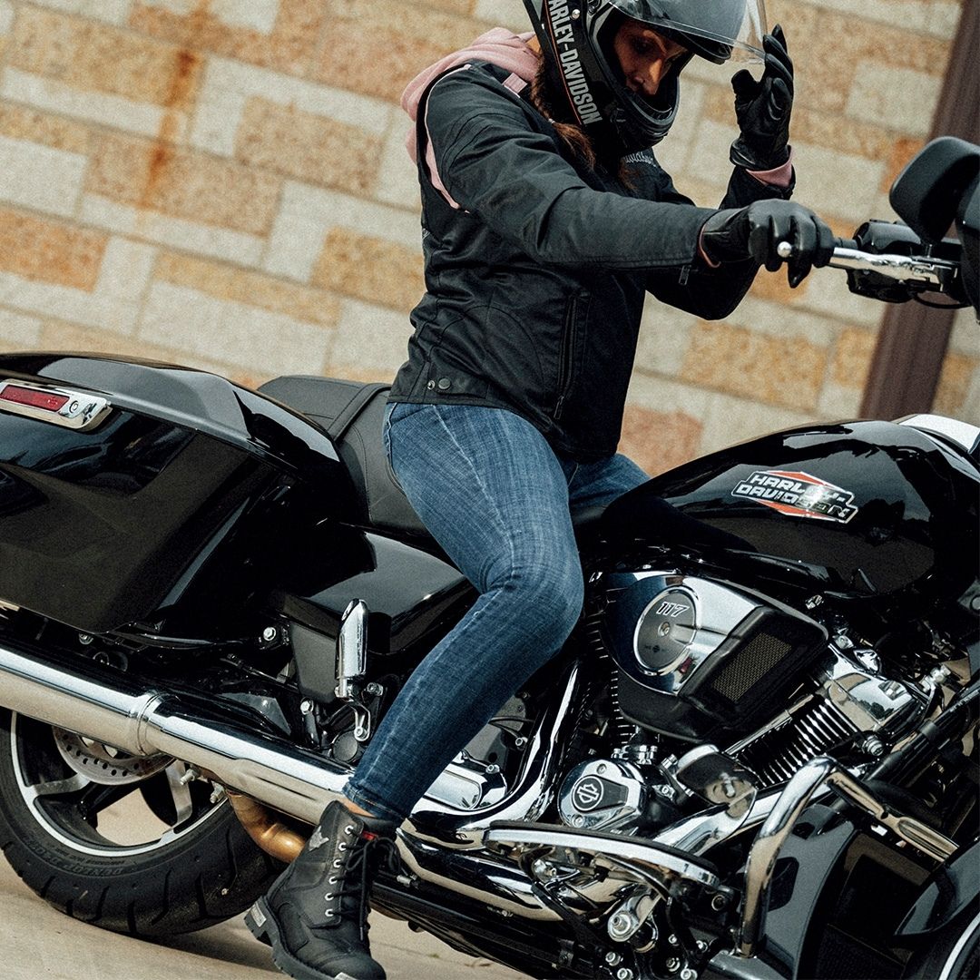 riding harley